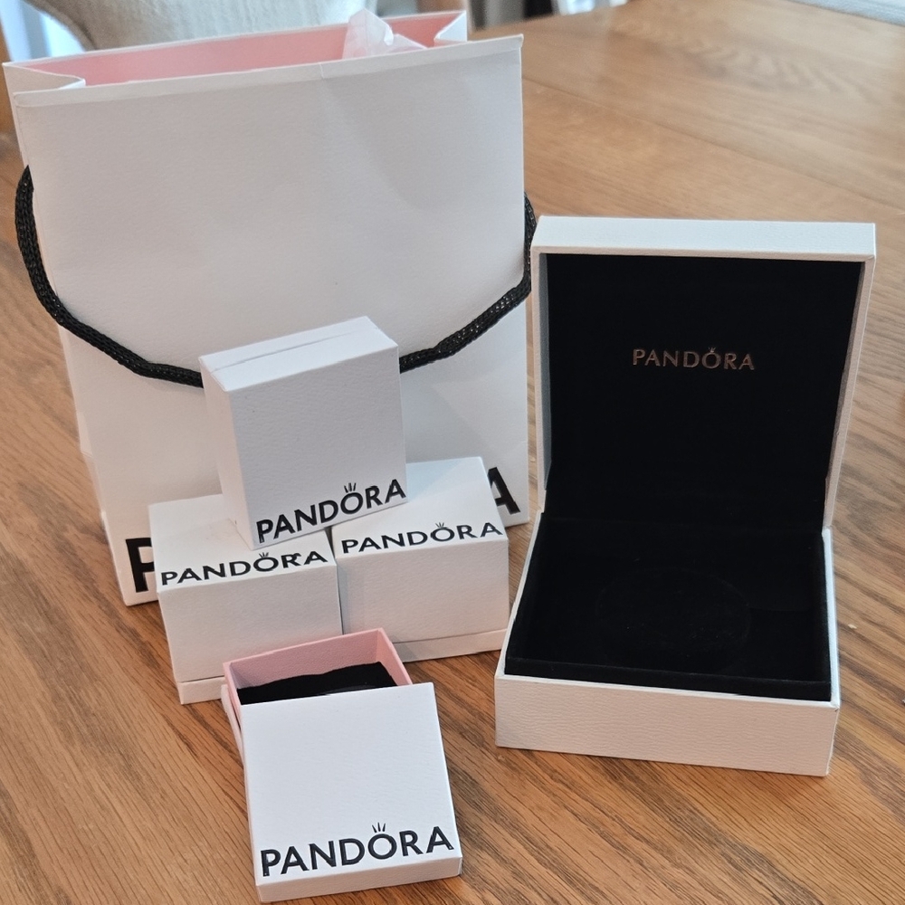 Pandora White and Black Jewelry Box Collection